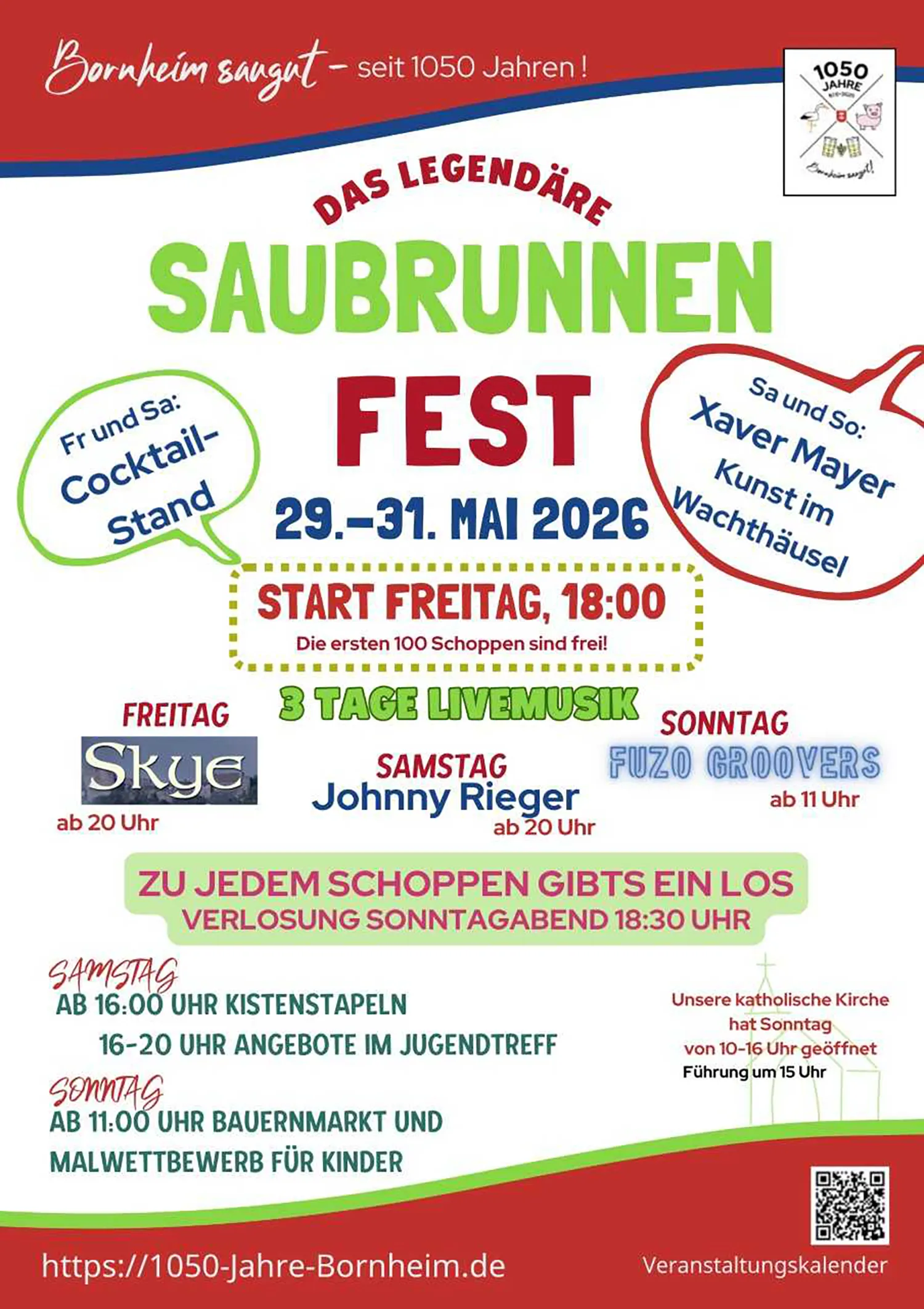 Saubrunnenfest 1050 Jahre Bornheim Saubrunnenfest 1050 Jahre Bornheim